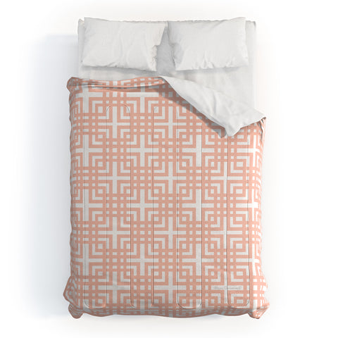 Madart Inc. Tropical Fusion 5 Peachy Pattern Comforter