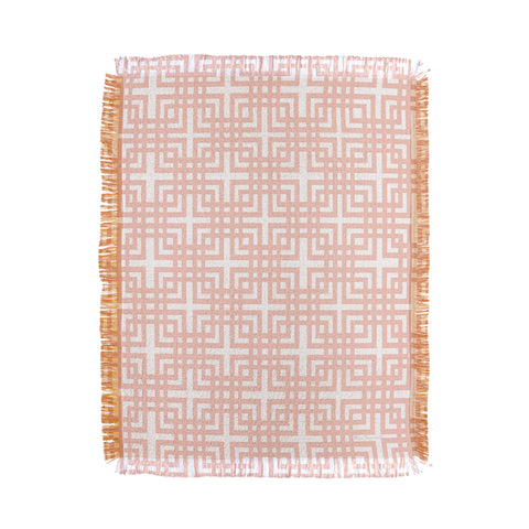 Madart Inc. Tropical Fusion 5 Peachy Pattern Throw Blanket