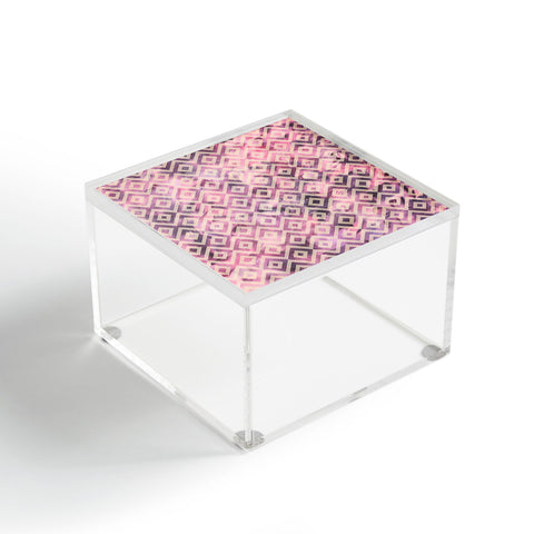 Madart Inc. Tropical Fusion 8 Mauve Diamonds Acrylic Box