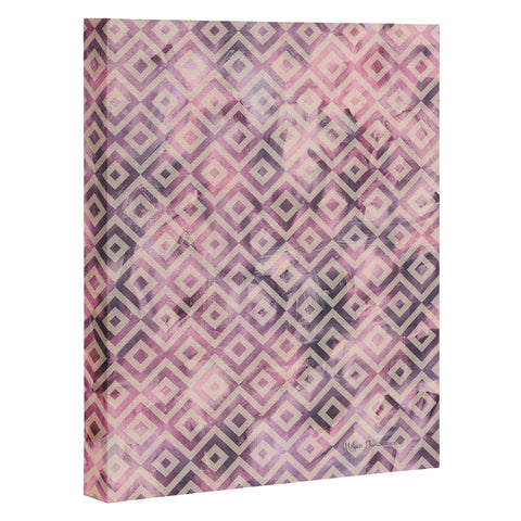 Madart Inc. Tropical Fusion 8 Mauve Diamonds Art Canvas