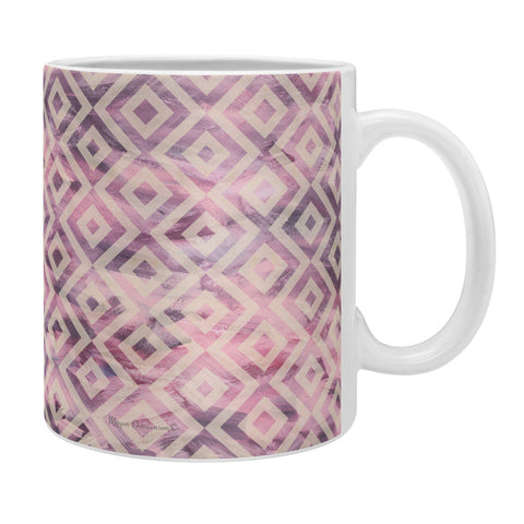 Madart Inc. Tropical Fusion 8 Mauve Diamonds Coffee Mug