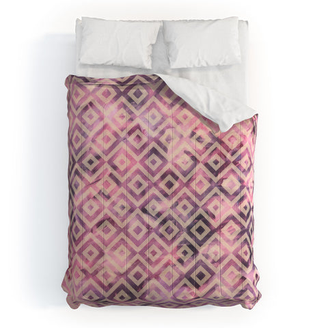 Madart Inc. Tropical Fusion 8 Mauve Diamonds Comforter
