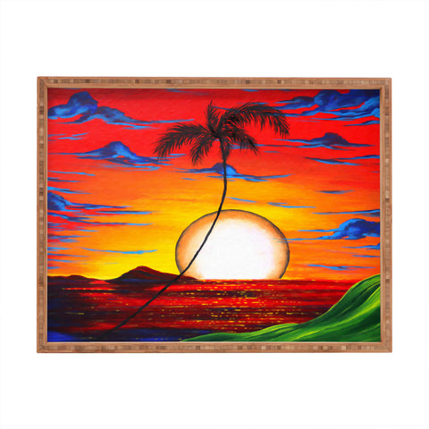 Madart Inc. Tropical Resonance Rectangular Tray