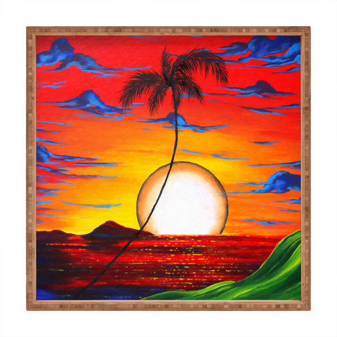 Madart Inc. Tropical Resonance Square Tray