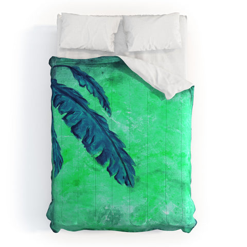 Madart Inc. Tropical Splash Aqua Comforter