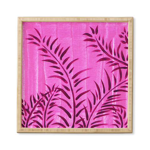 Madart Inc. Tropical Splash Pink Framed Wall Art