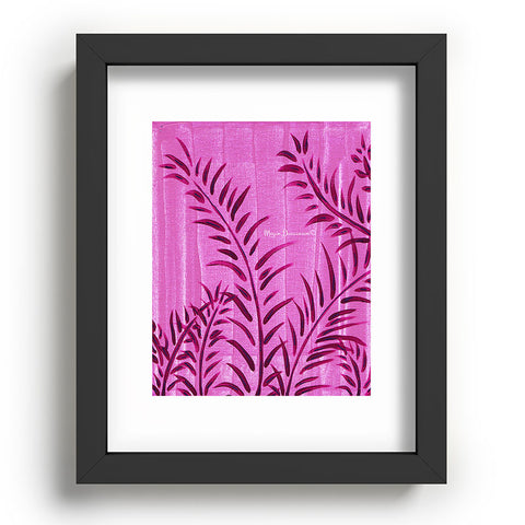 Madart Inc. Tropical Splash Pink Recessed Framing Rectangle