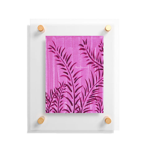 Madart Inc. Tropical Splash Pink Floating Acrylic Print