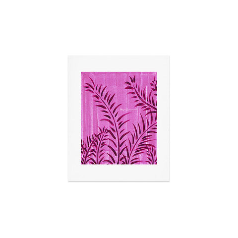 Madart Inc. Tropical Splash Pink Art Print