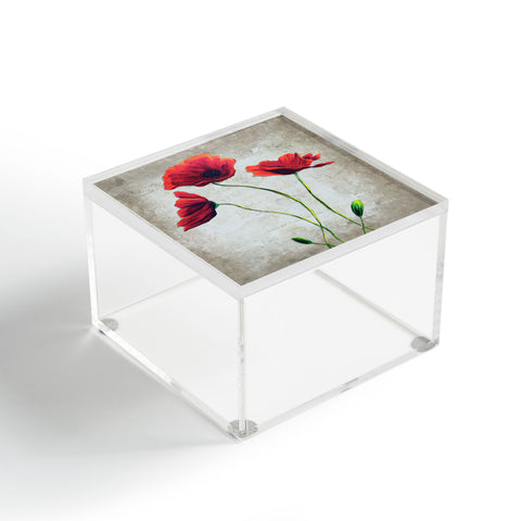 Madart Inc. Vibrant Poppies I Acrylic Box