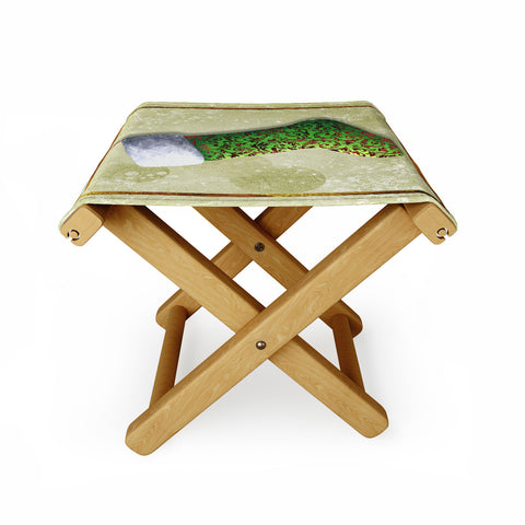 Madart Inc. Vintage Stocking 1 Folding Stool