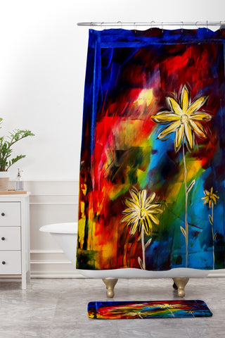 Madart Inc. Visual Feast Shower Curtain And Mat