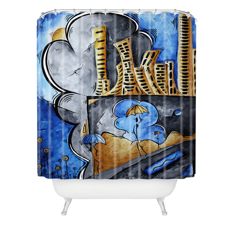 Madart Inc. Walk In The Park Shower Curtain