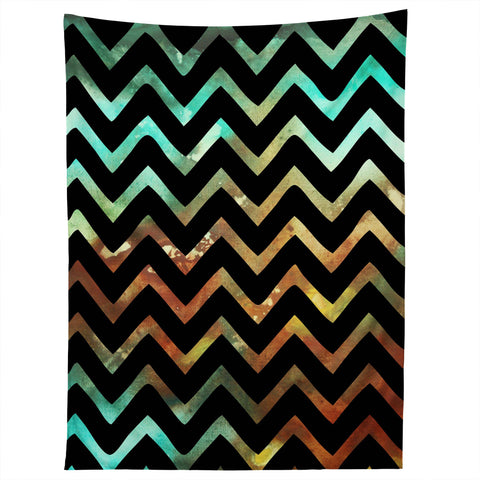 Madart Inc. Wavy Chevron Lava Flows Tapestry