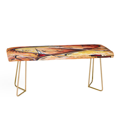 Madart Inc. Wild At Heart Bench
