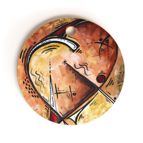 Madart Inc. Wild At Heart Cutting Board Round