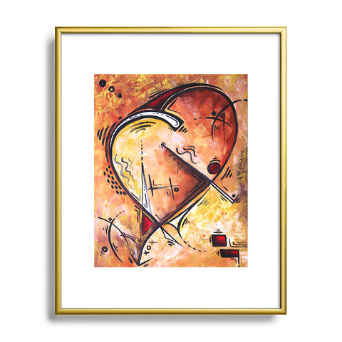 Madart Inc. Wild At Heart Metal Framed Art Print
