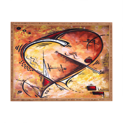 Madart Inc. Wild At Heart Rectangular Tray