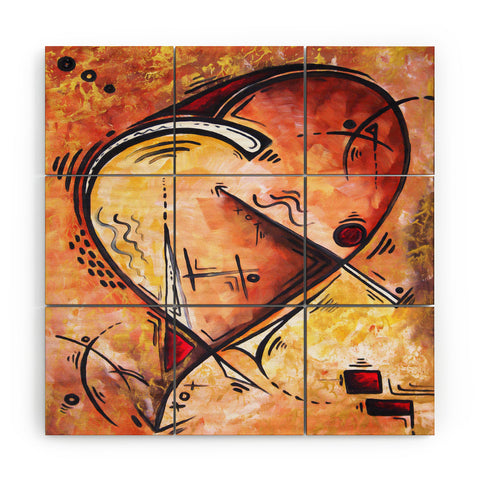 Madart Inc. Wild At Heart Wood Wall Mural