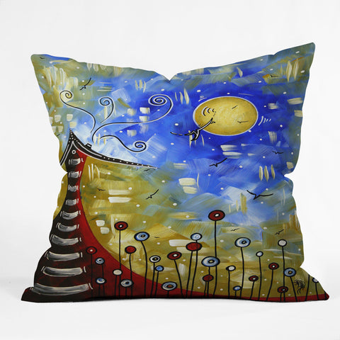 Madart Inc. Winter Solice Throw Pillow
