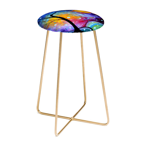 Madart Inc. Winter Sparkle Counter Stool