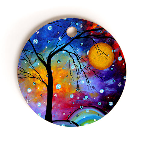 Madart Inc. Winter Sparkle Cutting Board Round