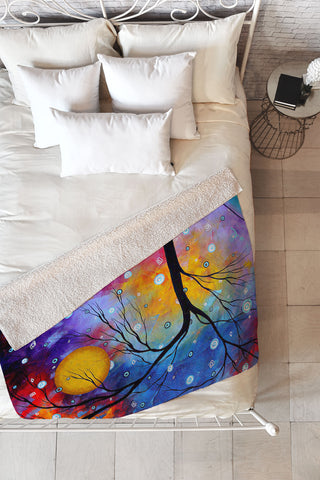 Madart Inc. Winter Sparkle Fleece Throw Blanket