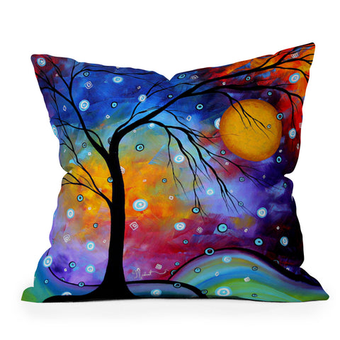 Madart Inc. Winter Sparkle Throw Pillow