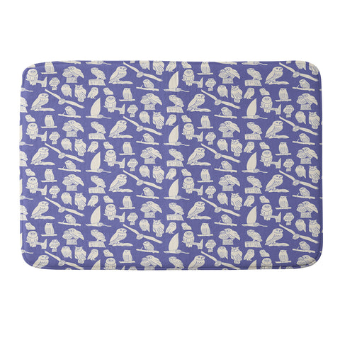 MaddaMom Owls rally Memory Foam Bath Mat