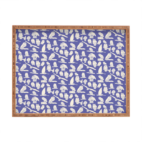 MaddaMom Owls rally Rectangular Tray