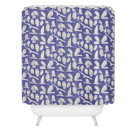 MaddaMom Owls rally Shower Curtain
