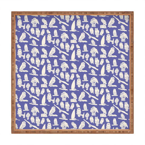 MaddaMom Owls rally Square Tray