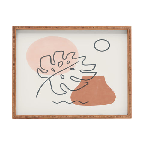 Madeline Kate Martinez a warm feeling Rectangular Tray