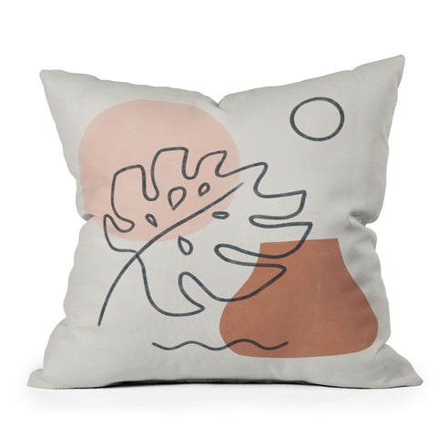 Madeline Kate Martinez a warm feeling Throw Pillow