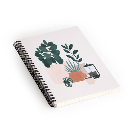 Madeline Kate Martinez Coffee Plants x The Sill Spiral Notebook