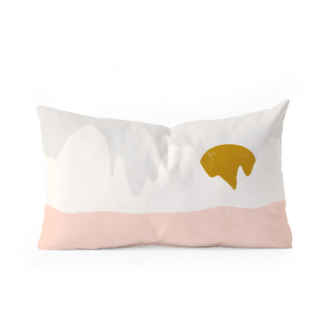 Madeline Kate Martinez desert shades Oblong Throw Pillow