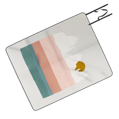 Madeline Kate Martinez desert shades Outdoor Blanket