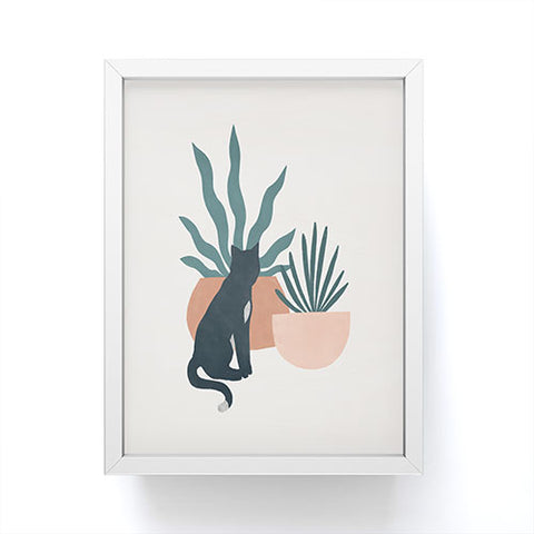 Madeline Kate Martinez flora and fauna Framed Mini Art Print