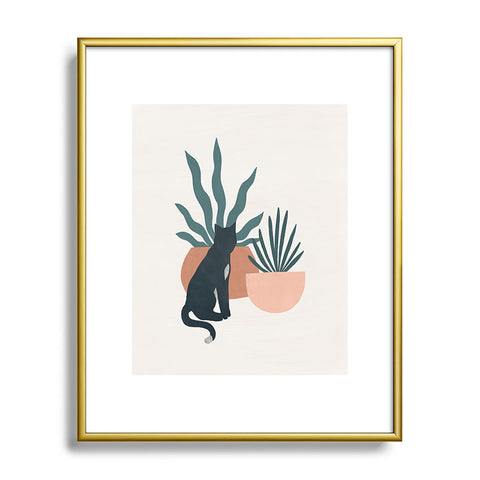 Madeline Kate Martinez flora and fauna Metal Framed Art Print