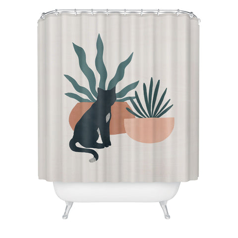 Madeline Kate Martinez flora and fauna Shower Curtain