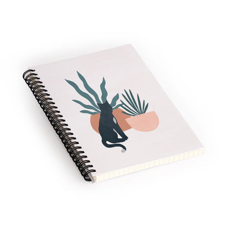 Madeline Kate Martinez flora and fauna Spiral Notebook