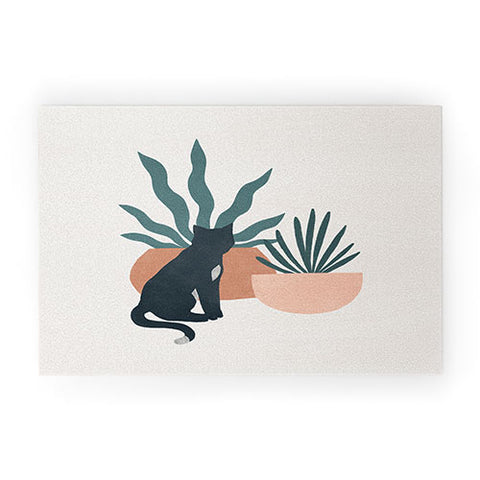 Madeline Kate Martinez flora and fauna Welcome Mat