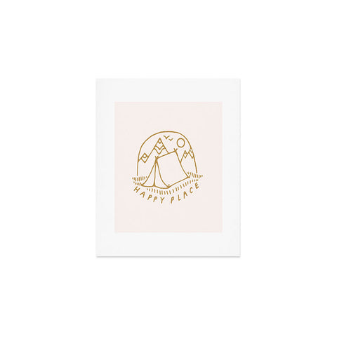 Madeline Kate Martinez happy camper I Art Print