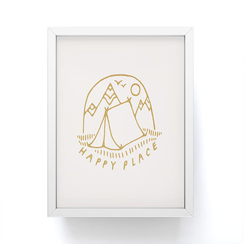 Madeline Kate Martinez happy camper I Framed Mini Art Print