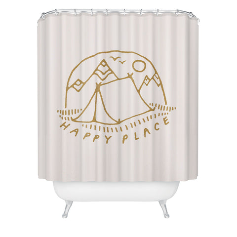 Madeline Kate Martinez happy camper I Shower Curtain