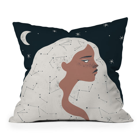 Madeline Kate Martinez keeper of stars Throw Pillow