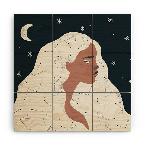 Madeline Kate Martinez keeper of stars Wood Wall Mural