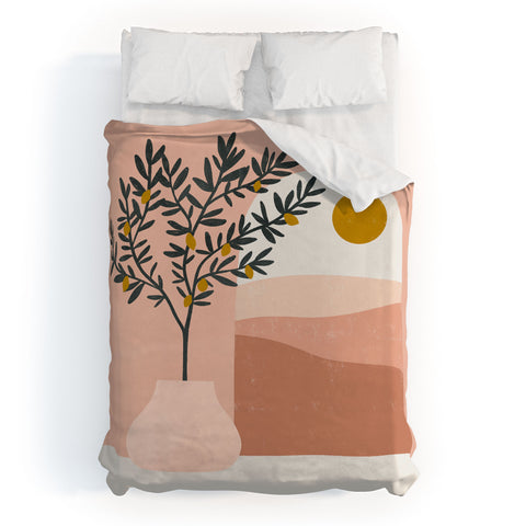 Madeline Kate Martinez Lemontree Duvet Cover