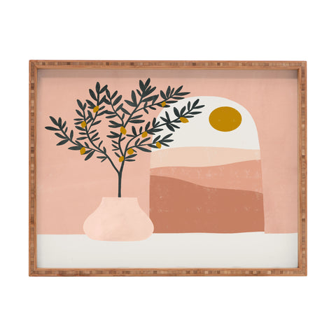 Madeline Kate Martinez Lemontree Rectangular Tray