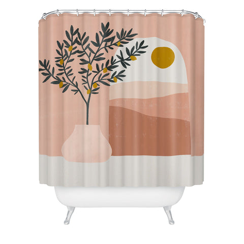 Madeline Kate Martinez Lemontree Shower Curtain